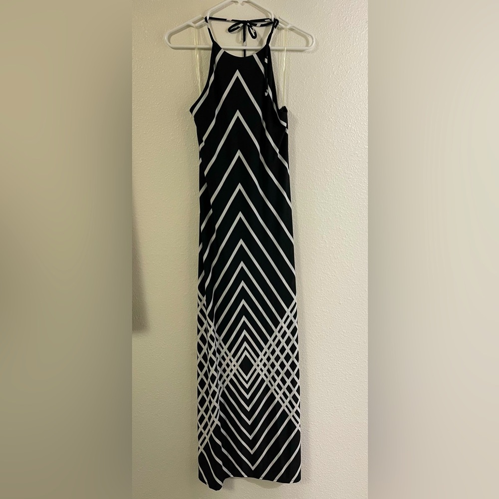 Halter maxi dress. Large.